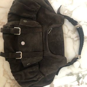 YSL Authentic Suede Handbsg